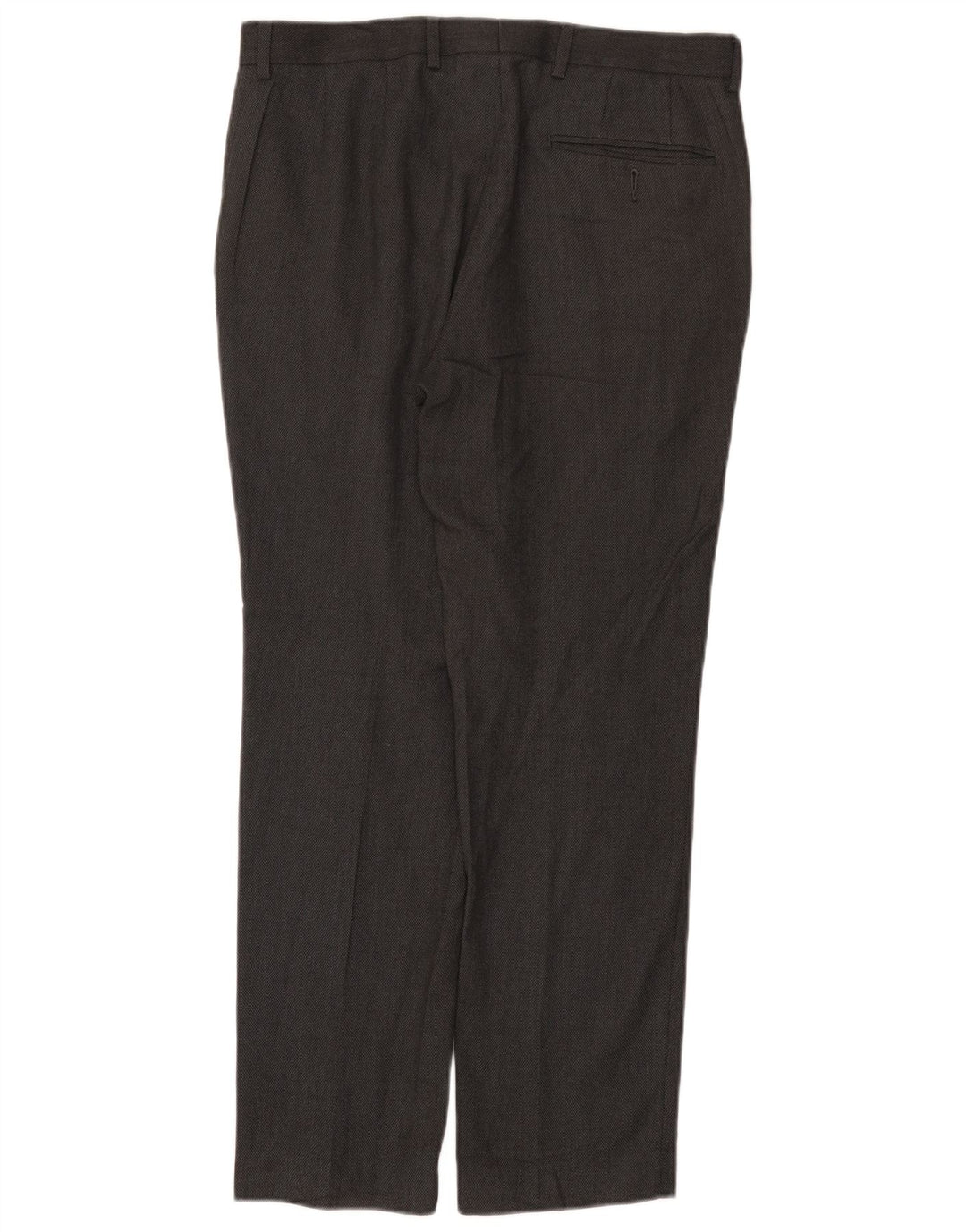 Marks & Spencer Mens Slim Suit Trousers W32 L29 Grey Polyester