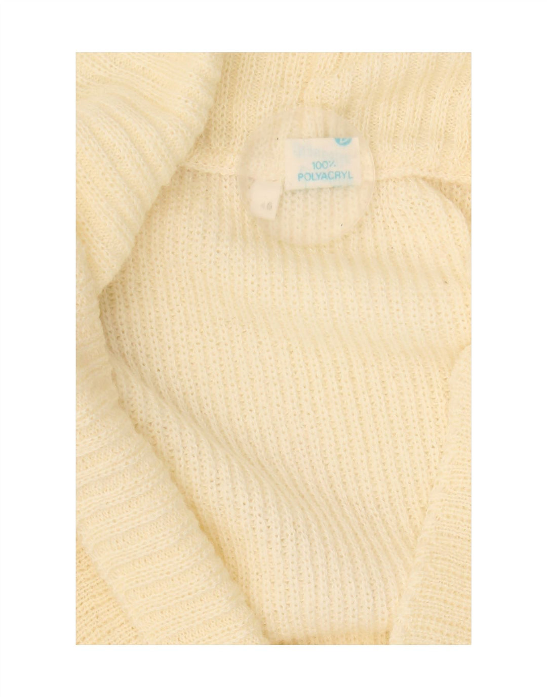Creation Womens Oversized Cardigan Sweater IT 40 Small Off White Acrylic