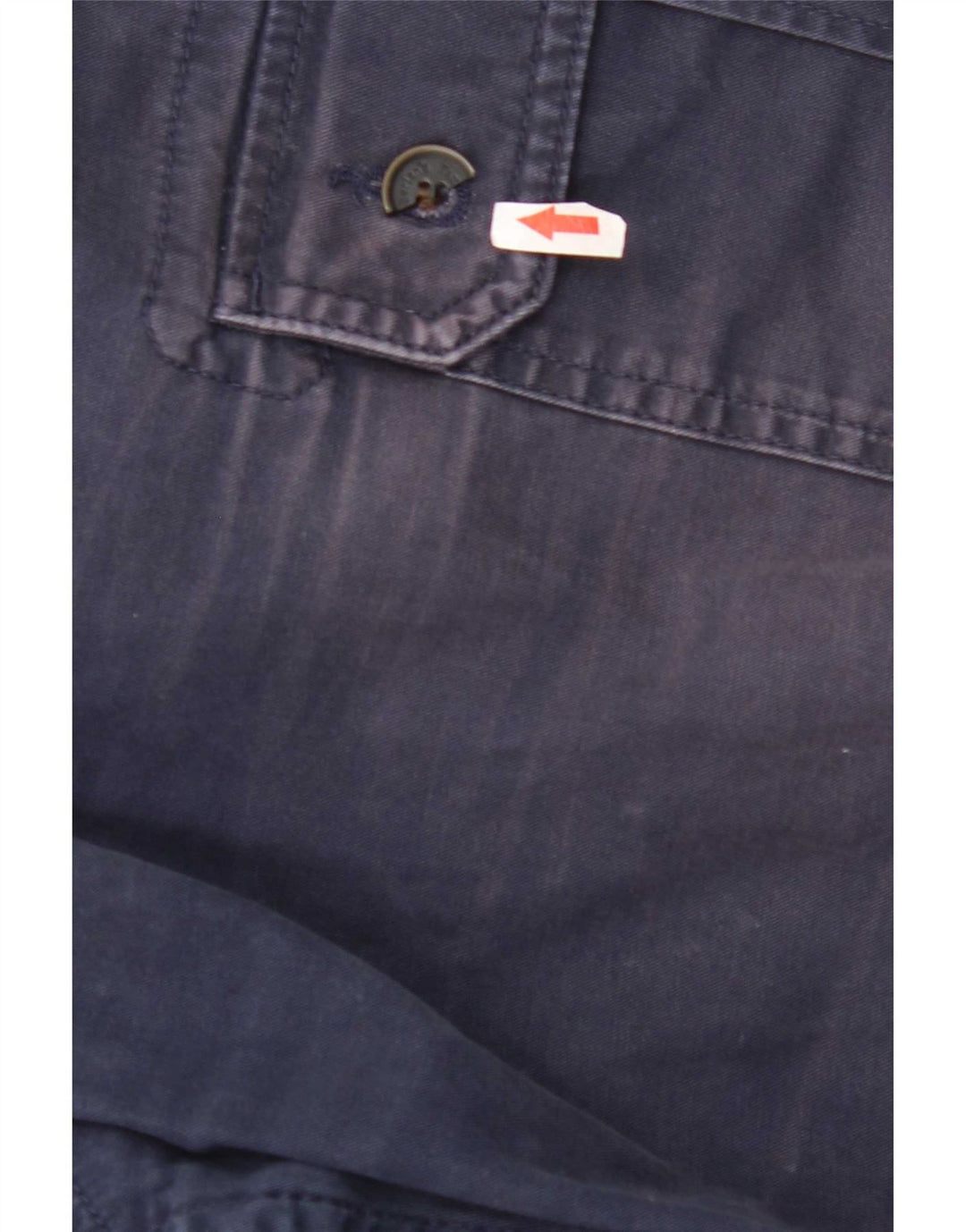 Timberland Mens Cargo Shorts W42 2XL Navy Blue Cotton