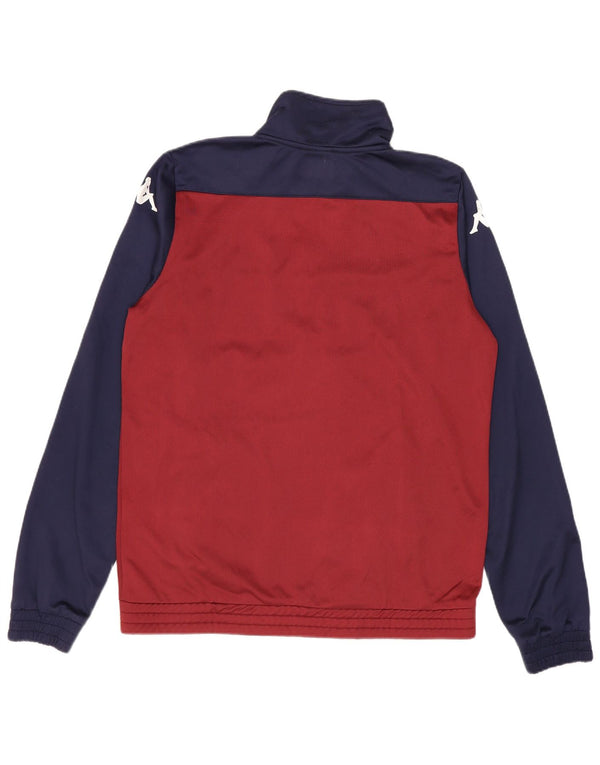 Kappa Mens Tracksuit Top Jacket Small Navy Blue Colourblock