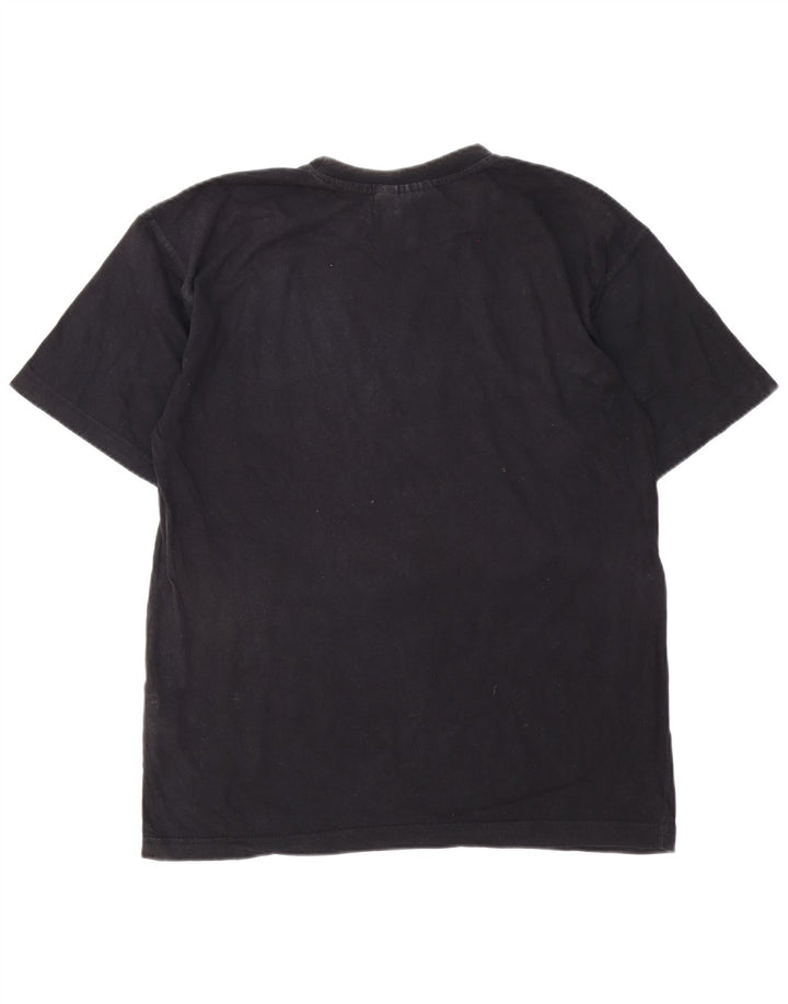 Puma Mens Graphic T-Shirt Top Medium Black Cotton