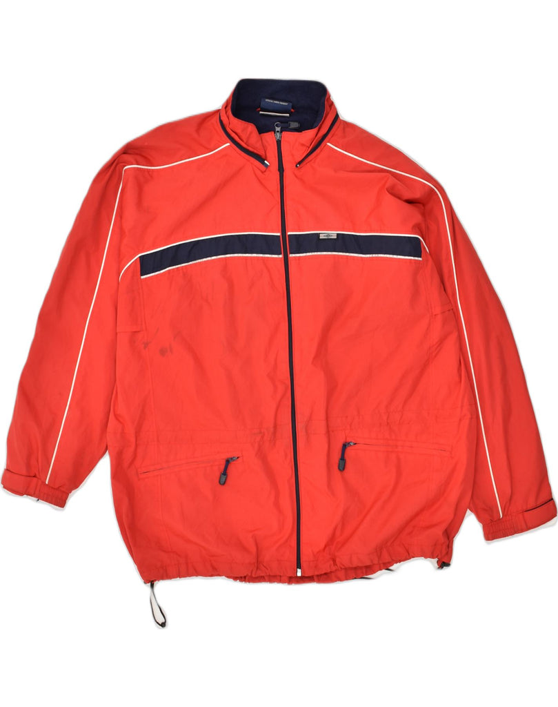 UMBRO Mens Rain Jacket UK 44 2XL Red Polyester | Vintage Umbro | Thrift | Second-Hand Umbro | Used Clothing | Messina Hembry 