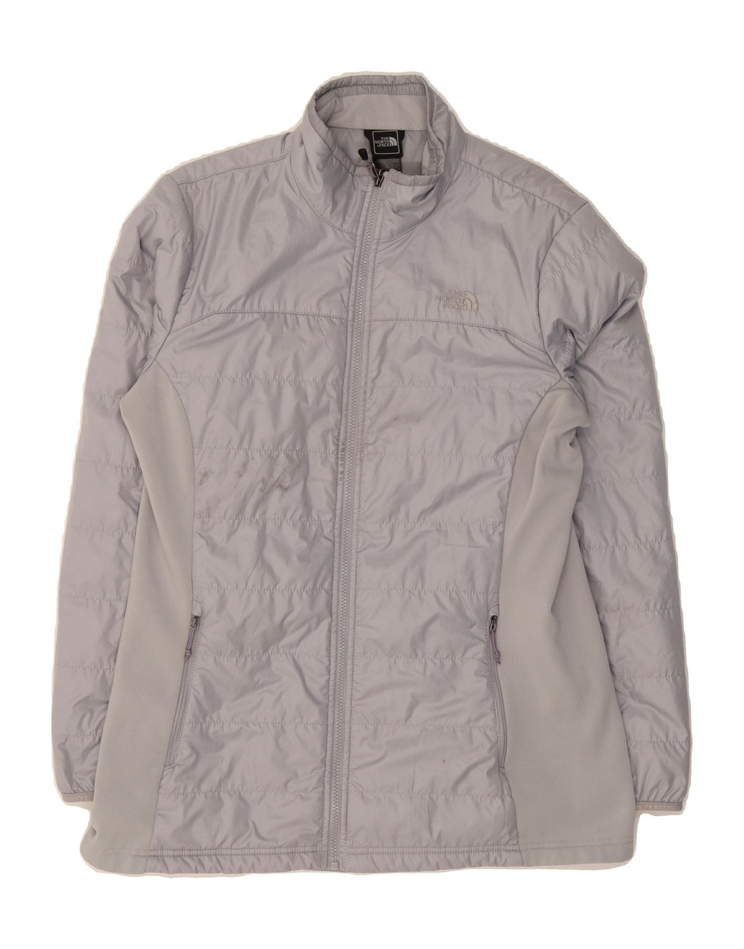 THE NORTH FACE Womens Padded Jacket UK 18 XL Grey Colourblock Polyester Vintage The North Face and Second-Hand The North Face from Messina Hembry 
