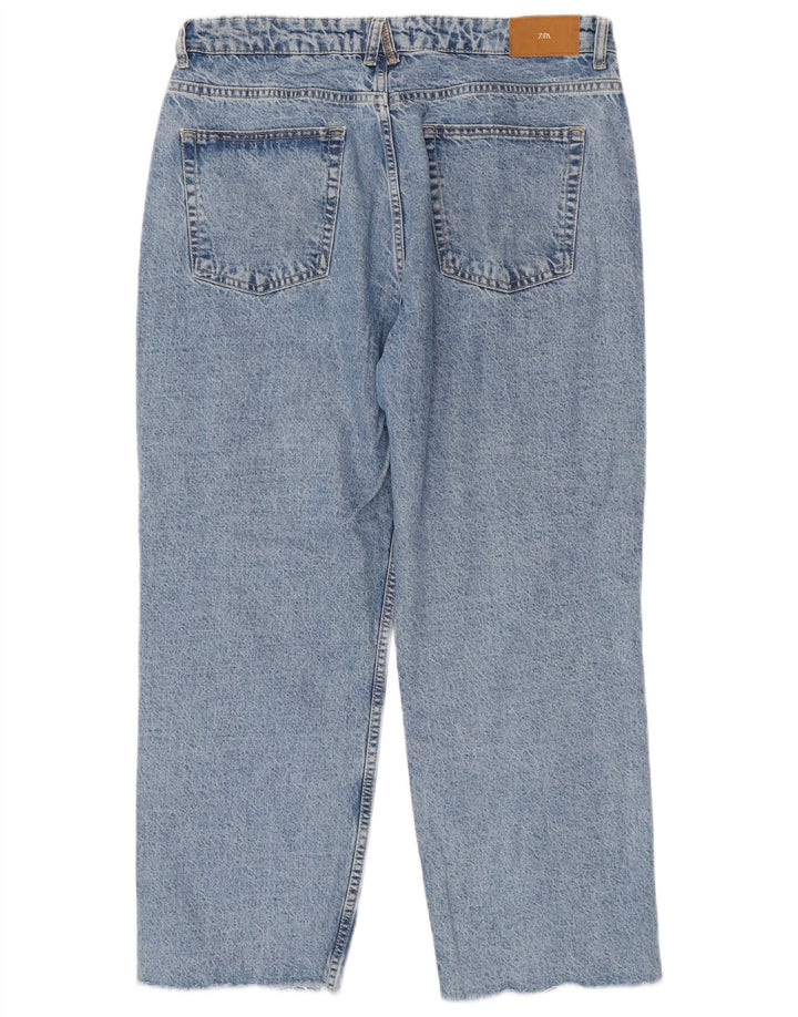 ZARA Womens Loose Jeans EU 42 Large W32 L27 Blue