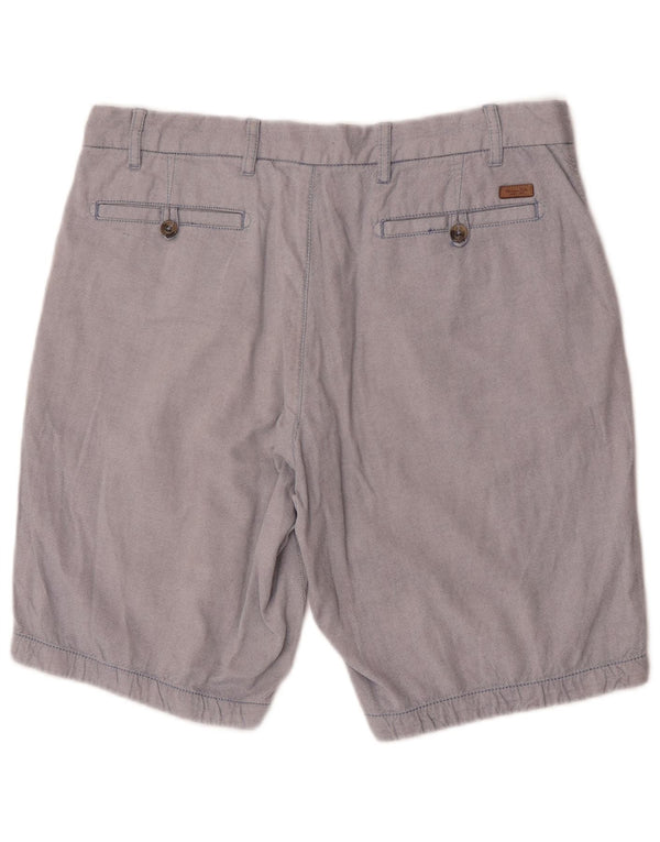 Massimo Dutti Mens Chino Shorts EU 44 Large W34 Blue