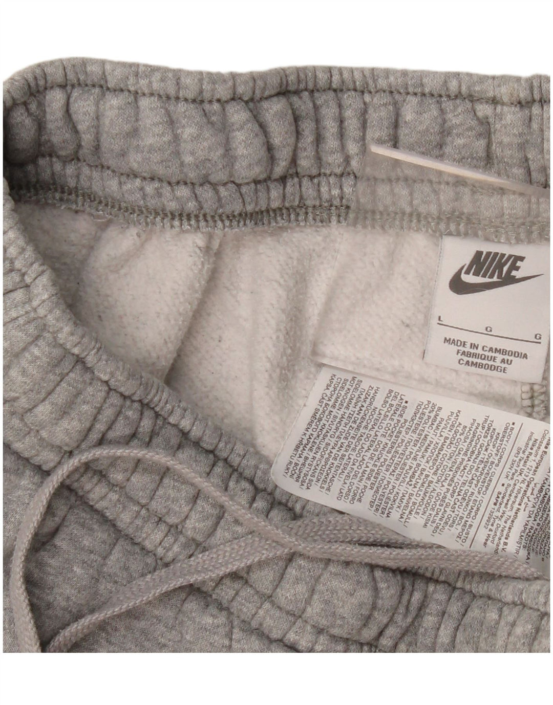 Nike Mens Cargo Tracksuit Trousers Joggers Large Grey Cotton