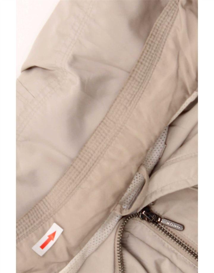 Geox Womens Respira Utility Jacket UK 14 Large Beige Polyester
