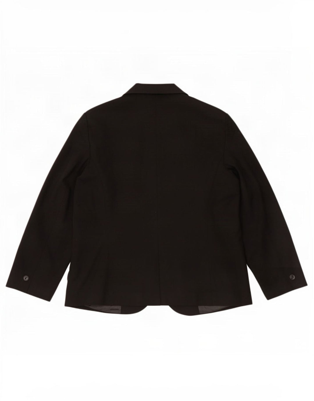 Zara Womens 1 Button Blazer Jacket EU 54 XL Black Polyester