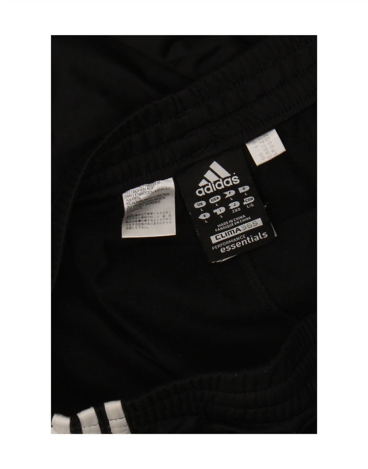 Adidas Mens Clima 365 Tracksuit Trousers Large  Black Polyester