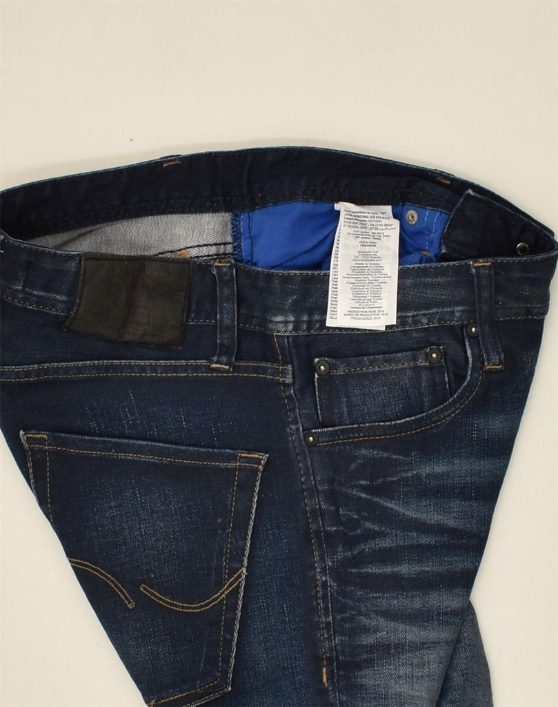 JACK & JONES Mens Tim Slim Jeans W28 L30  Blue Cotton | Vintage Jack & Jones | Thrift | Second-Hand Jack & Jones | Used Clothing | Messina Hembry 