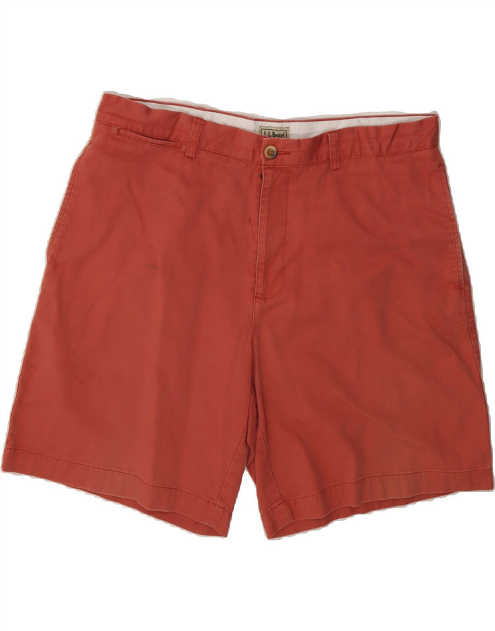 L.L.BEAN Mens Chino Shorts W38 XL  Red Cotton Vintage L.L.Bean and Second-Hand L.L.Bean from Messina Hembry 