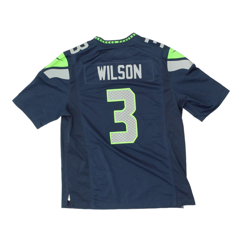 Seattle Seahawks Russell Wilson Nike Mens Navy Jersey | NFL Sportswear VTG Vintage Messina Hembry and Second-Hand Messina Hembry from Messina Hembry 