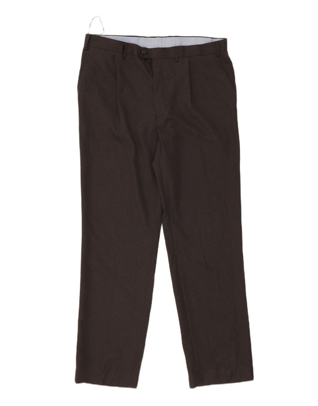 MARKS & SPENCER Mens Regular Fit Pegged Suit Trousers W38 L33 Grey