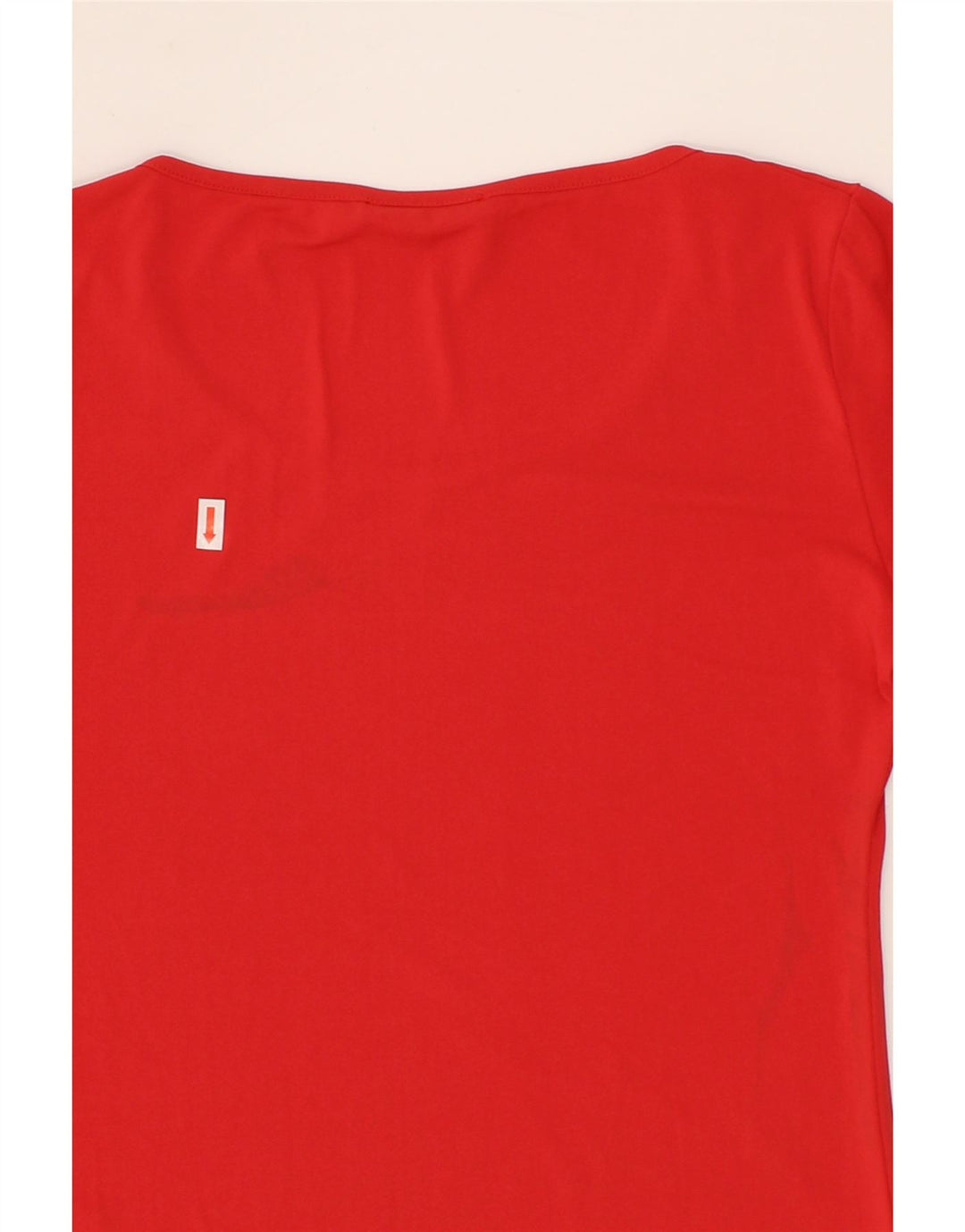 ROCCOBAROCCO Womens Graphic T-Shirt Top UK 6 XS Red Polyamide Vintage Roccobarocco and Second-Hand Roccobarocco from Messina Hembry 