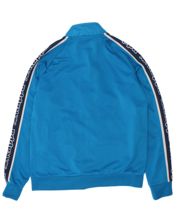 Kappa Boys Graphic Tracksuit Top Jacket 11-12 Years Blue Colourblock