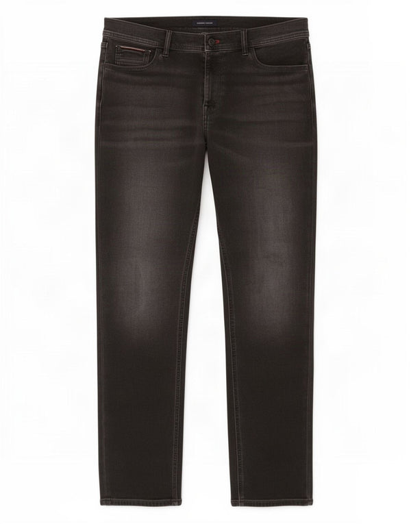Tommy Hilfiger Mens Slim Jeans W34 L34 Grey Cotton
