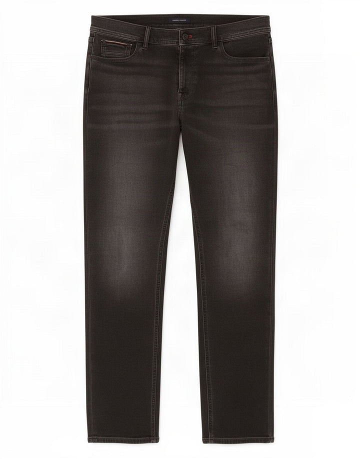 Tommy Hilfiger Mens Slim Jeans W34 L34 Grey Cotton