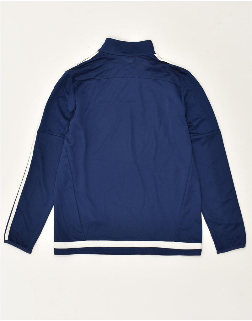 ADIDAS Boys Zip Neck Pullover Tracksuit Top 13-14 Years Navy Blue | Vintage Adidas | Thrift | Second-Hand Adidas | Used Clothing | Messina Hembry 