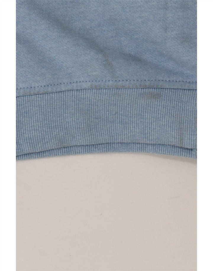 LYLE & SCOTT Boys Zip Hoodie Sweater 12-13 Years Blue Cotton