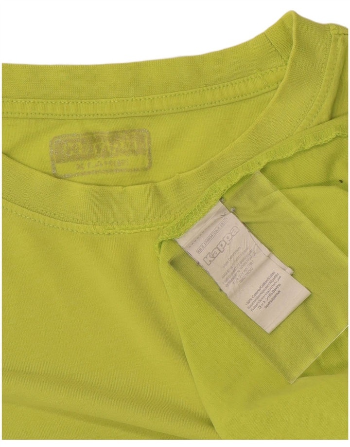 Kappa Mens T-Shirt Top XL Green Cotton