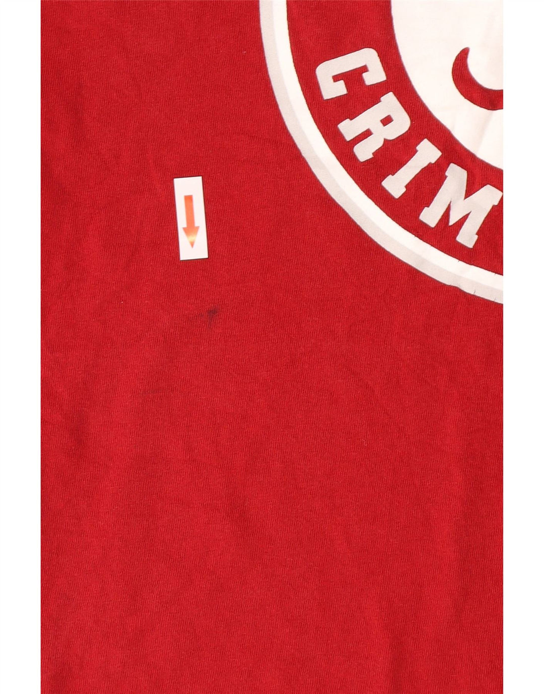 Champion Mens Graphic T-Shirt Top Large Red Cotton