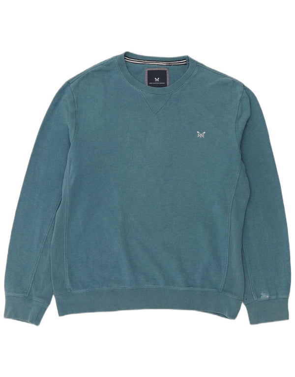 Crew Clothing Mens Sweatshirt Jumper XL Blue Cotton