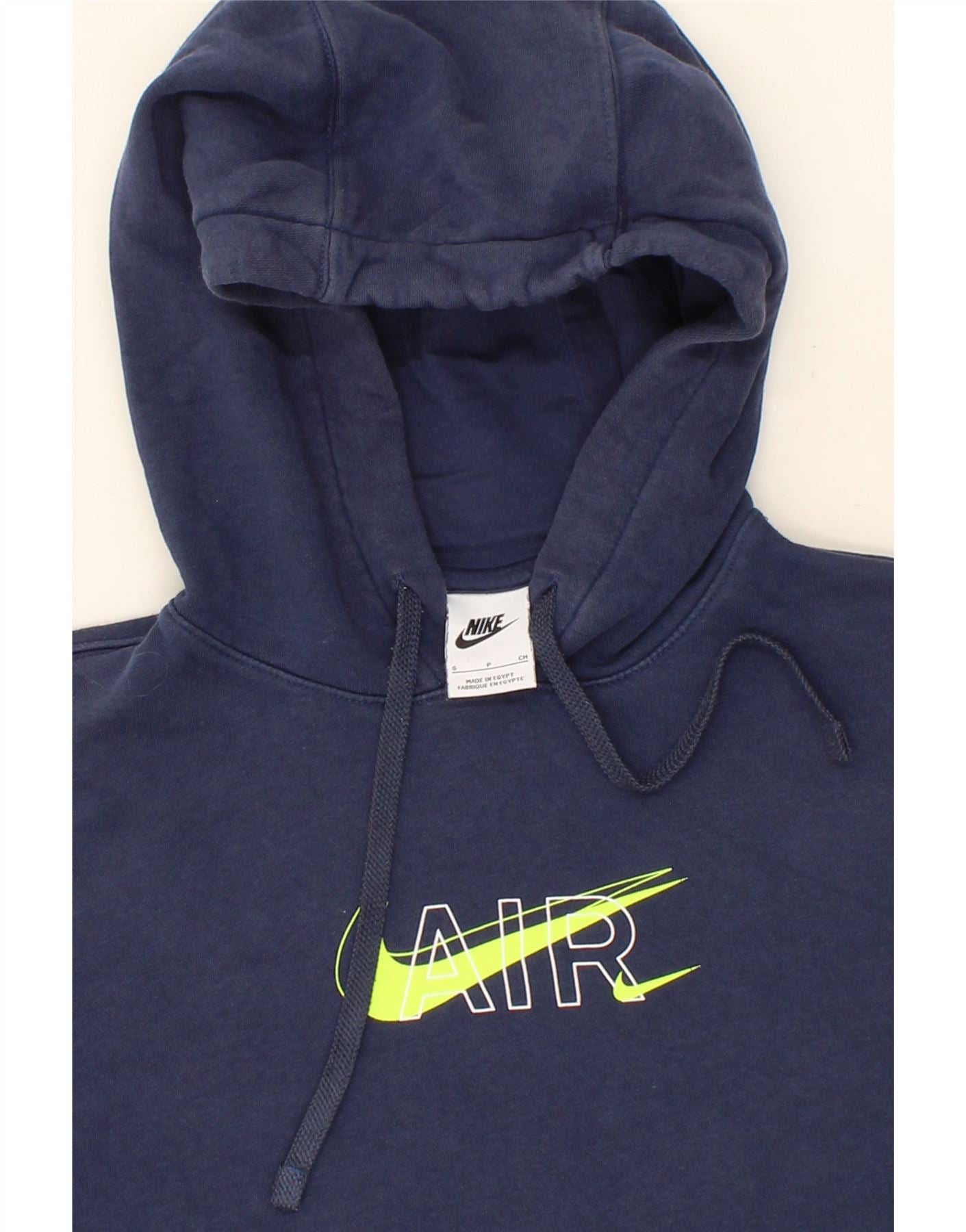 NIKE Hombre Graphic Sudadera con capucha Jumper Small Azul Marino Algodon Ropa vintage y de segunda mano online Mesina Hembry