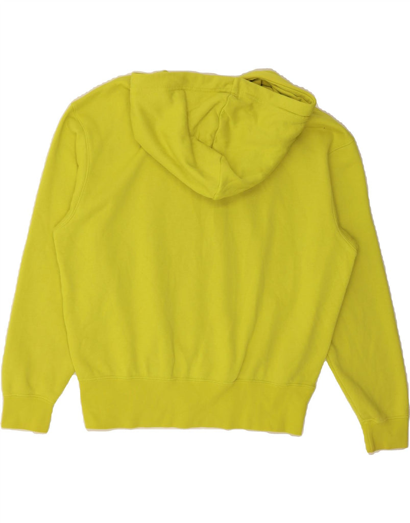 NIKE Womens Oversized Hoodie Jumper UK 6 XS Yellow Cotton Vintage Nike and Second-Hand Nike from Messina Hembry 
