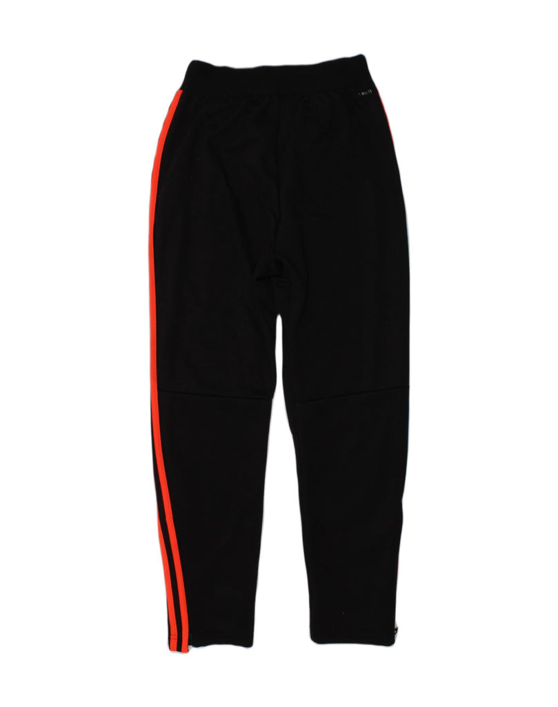 ADIDAS Girls Climalite Tracksuit Trousers 11-12 Years Black Polyester | Vintage Adidas | Thrift | Second-Hand Adidas | Used Clothing | Messina Hembry 