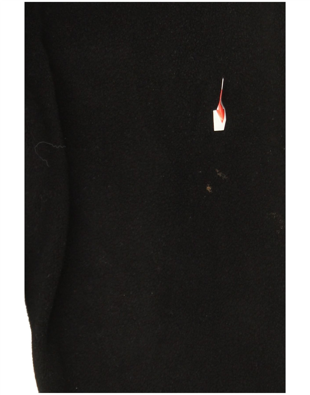 Bugatti Mens Zip Neck Fleece Jumper Large Black Polyester