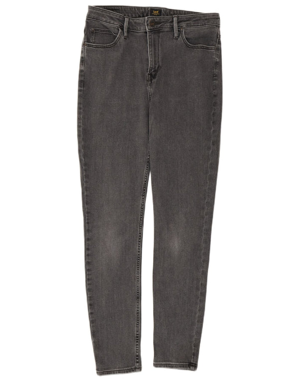 Lee Womens Scarlett High Skinny Jeans W31 L31 Grey Cotton