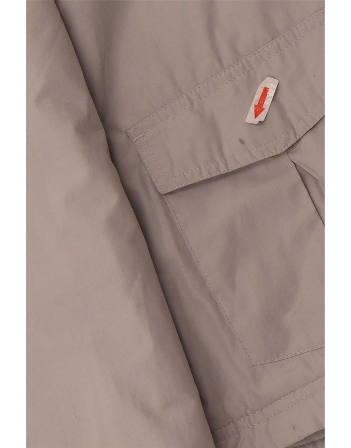 Adidas Womens Utility Jacket UK 10 Small  Grey Colourblock Polyester