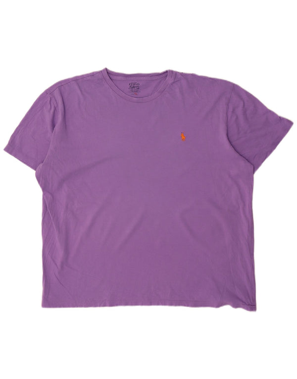 Polo Ralph Lauren Mens T-Shirt Top XL Purple Cotton