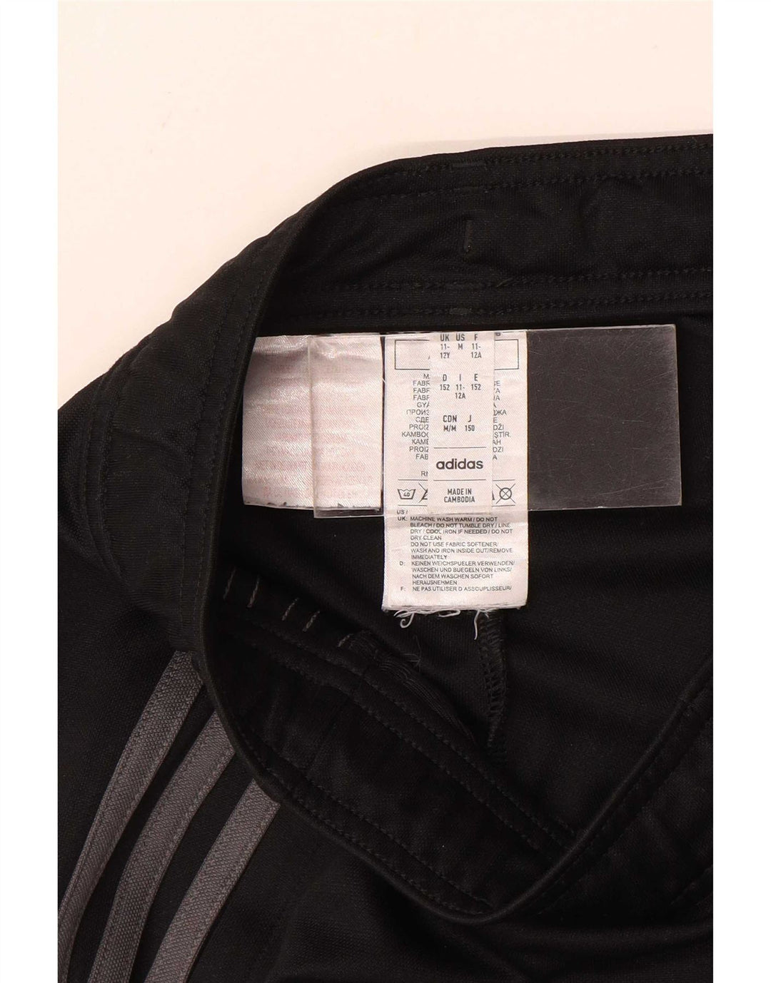 Adidas Boys Aeroready Tracksuit Trousers 11-12 Years Black Polyester