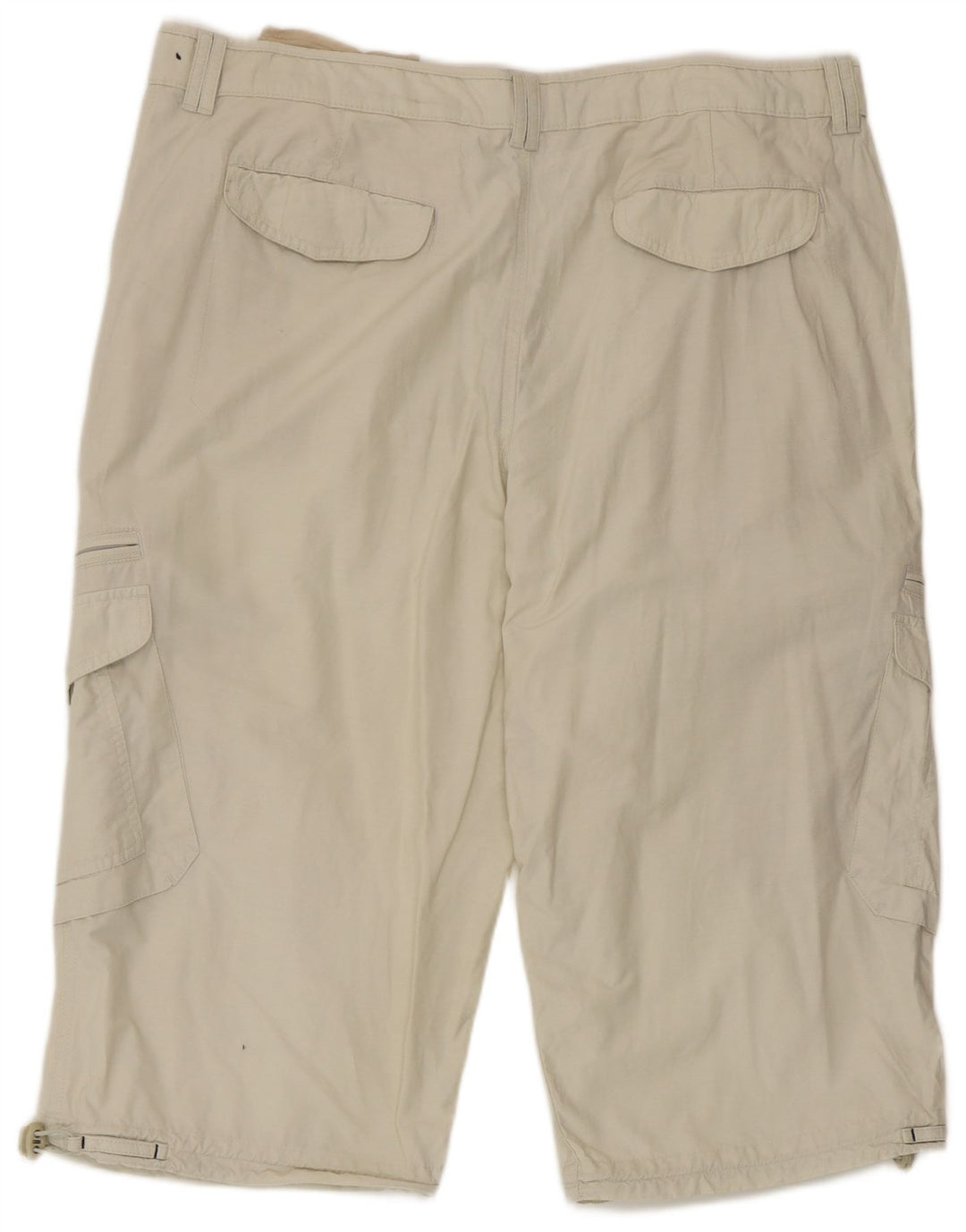 Marks & Spencer Mens Cargo Shorts W40 XL Beige Cotton