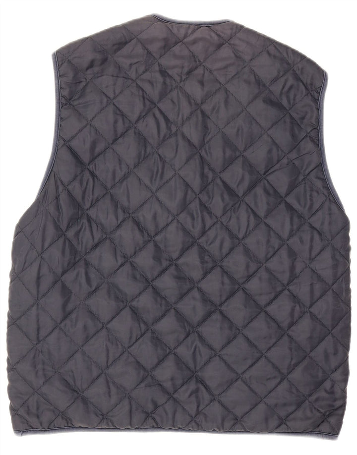Vintage Mens Reversible Gilet UK 38 Medium Red Geometric