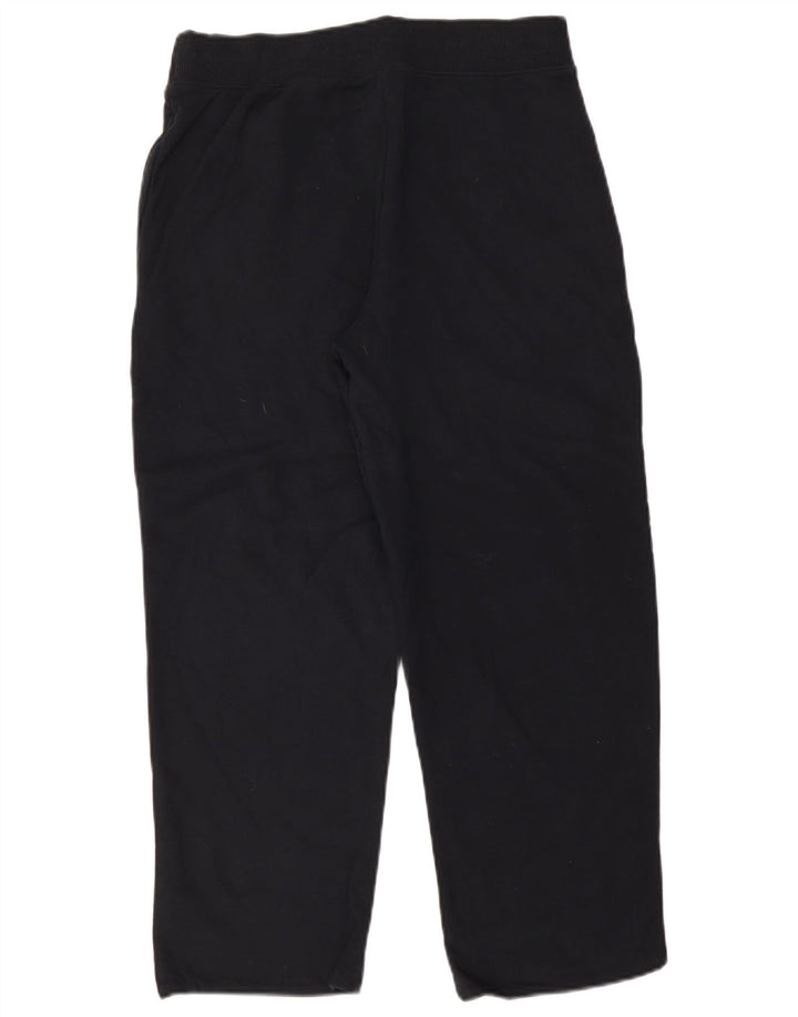 MARKS & SPENCER Womens Tracksuit Trousers UK 12 Medium Navy Blue Cotton