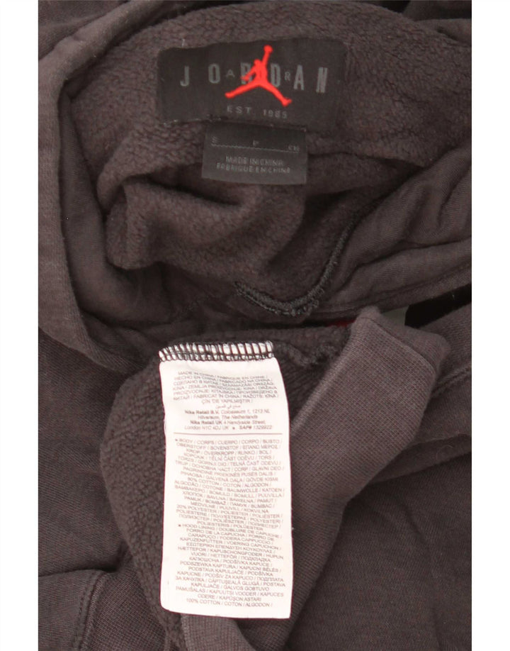 Jordan Mens Graphic Hoodie Jumper Small Black Cotton