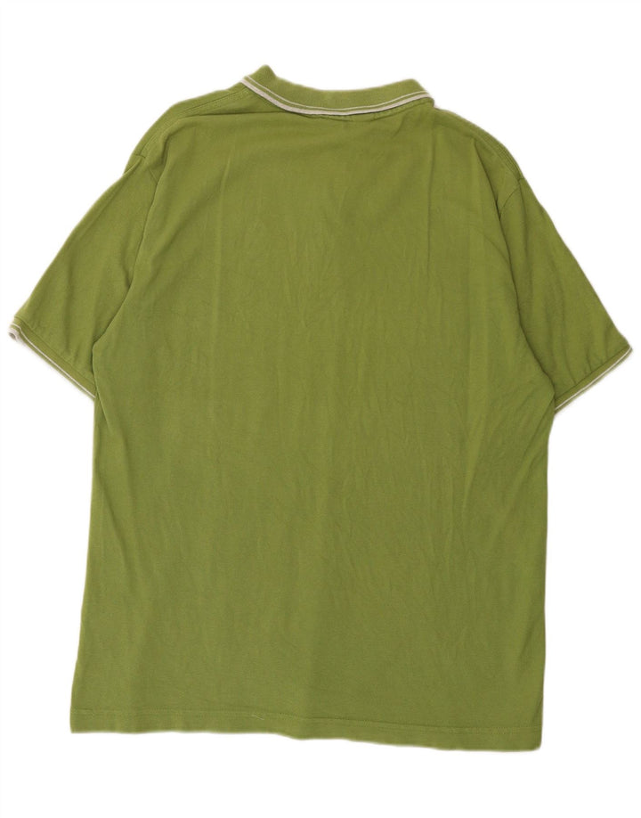 KAPPA Mens Polo Shirt XL Green Cotton