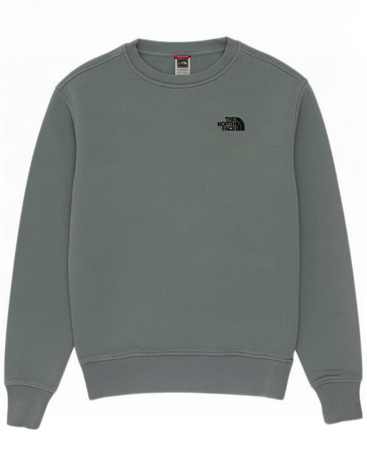 The North Face Mens Sweatshirt Jumper Medium Blue Cotton