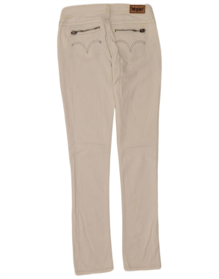 Levi's Womens Slim Jeans W29 L34 White Cotton