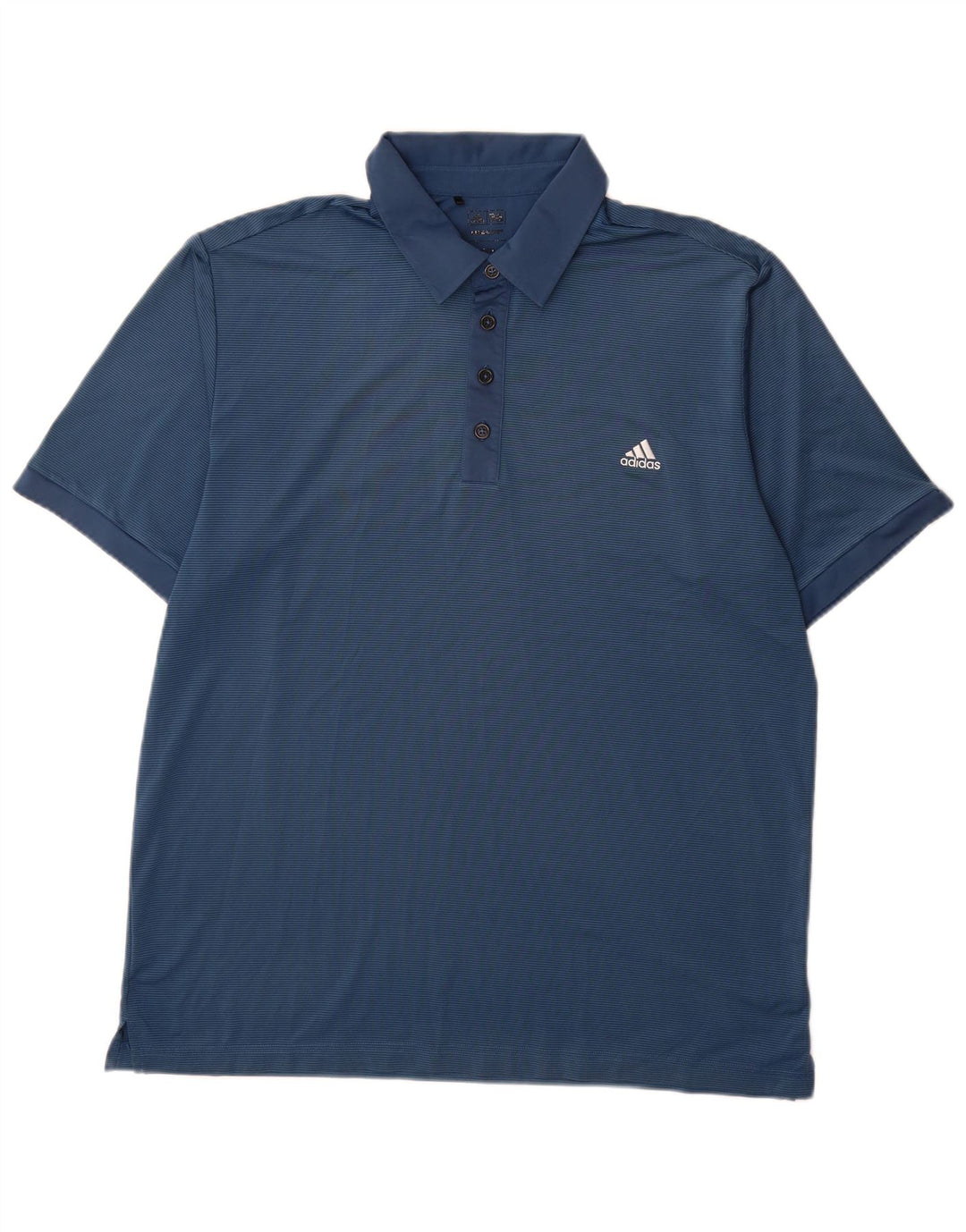 Adidas Mens Climalite Polo Shirt XL Blue Polyester