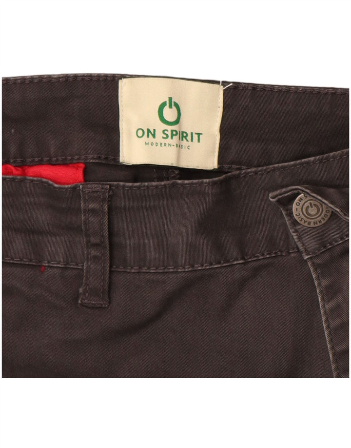 ON SPIRIT Mens Slim Cargo Trousers W34 L31 Grey