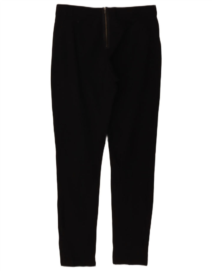J. Crew Womens Pixie Mid Rise Casual Trousers US 10 Large W28 L27 Black