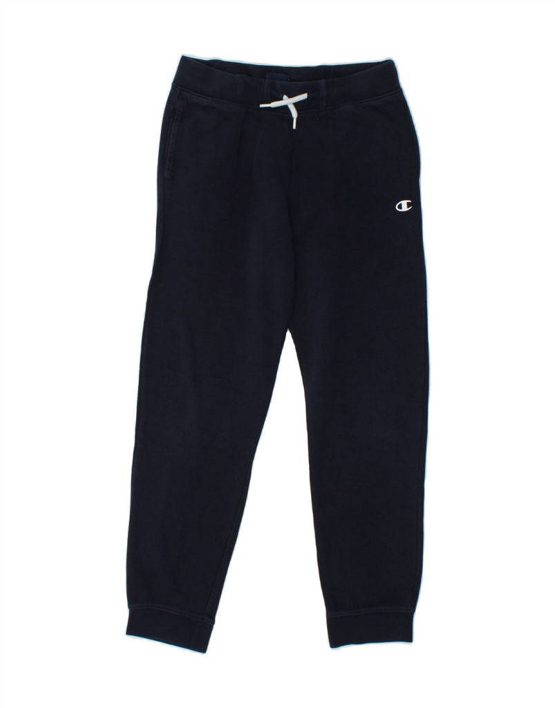 CHAMPION Boys Tracksuit Trousers Joggers 11-12 Years Large Navy Blue | Vintage Champion | Thrift | Second-Hand Champion | Used Clothing | Messina Hembry 