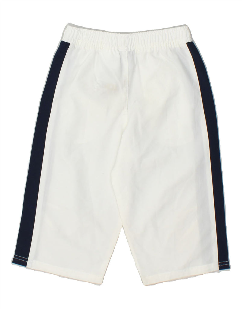 NIKE Boys Bermuda Sport Shorts 5-6 Years Medium White Colourblock | Vintage Nike | Thrift | Second-Hand Nike | Used Clothing | Messina Hembry 