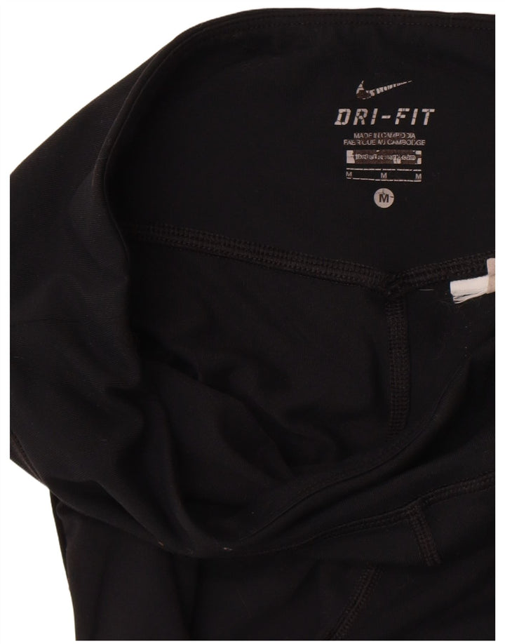 Nike Womens Dri Fit Tracksuit Trousers UK 14 Medium  Black