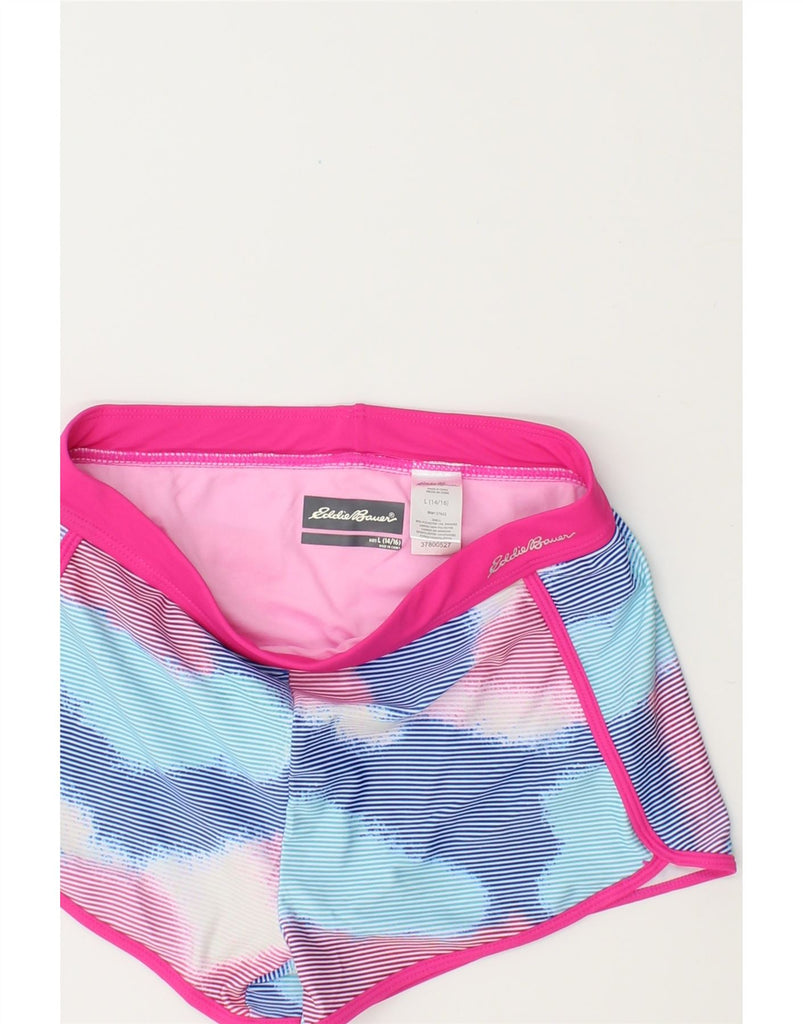 EDDIE BAUER Girls Sport Shorts 14-15 Years Large Multicoloured Tie Dye Vintage Eddie Bauer and Second-Hand Eddie Bauer from Messina Hembry 