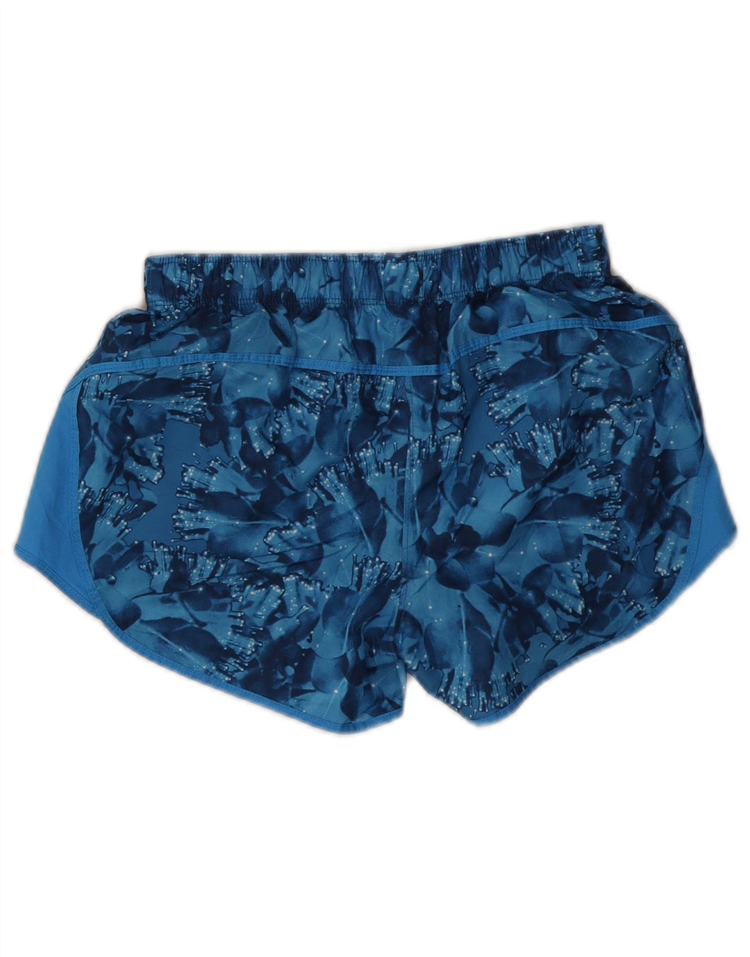 Champion Womens Sport Shorts UK 6 XS  Blue Geometric Polyester