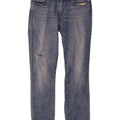 Levi's Mens Distressed Slim Jeans W34 L32 Blue Cotton
